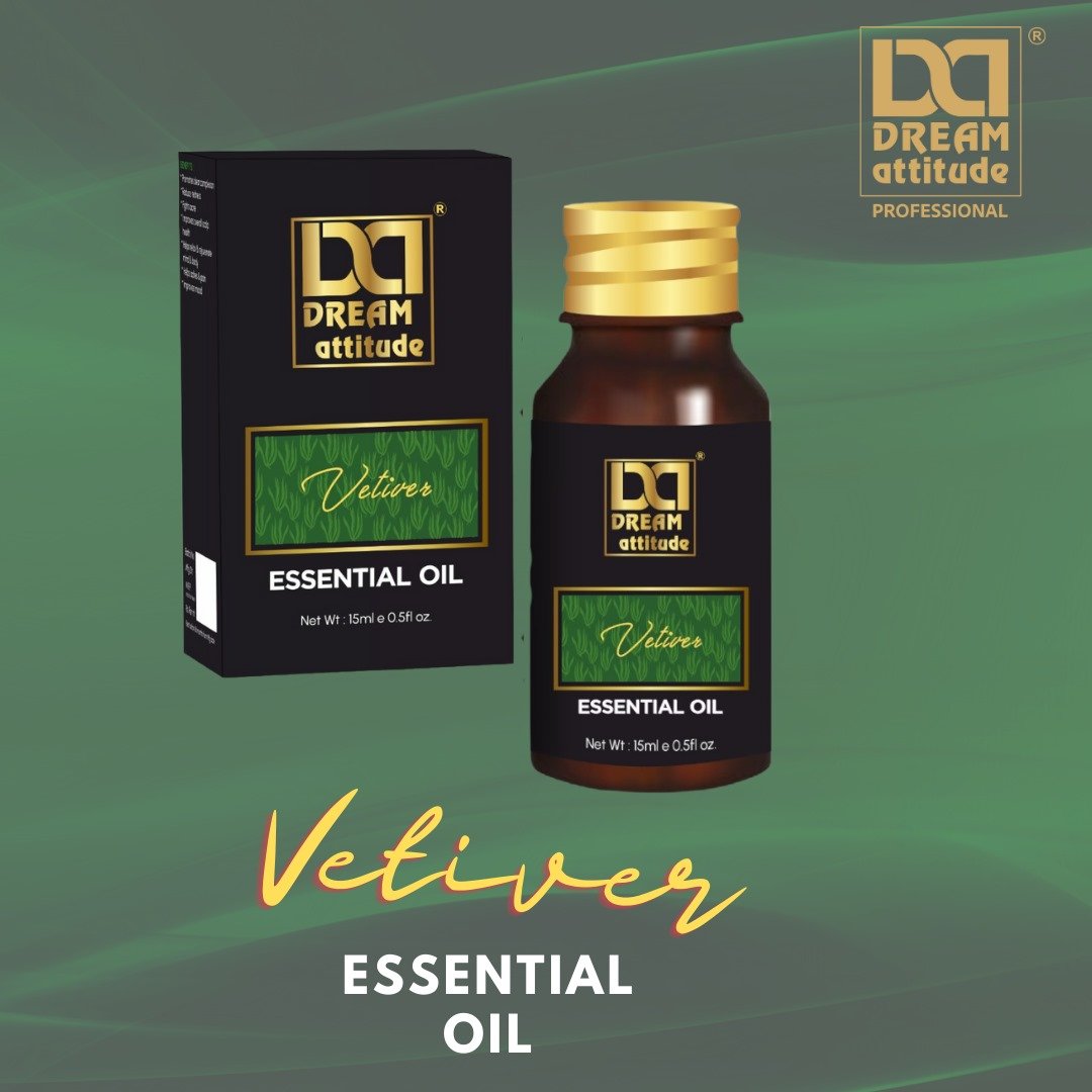 Unwind Naturally with Dream Attitude's Vetiver Essential Oil [15ML]